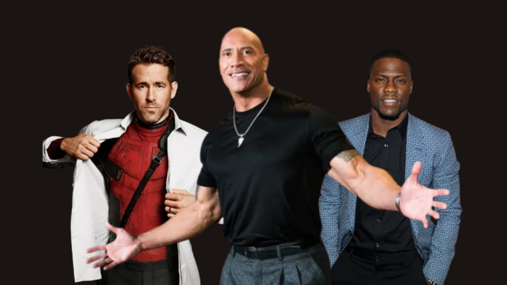 Жүжигчин Дуэйн Жонсон өнгөрсөн онд ашиг орлогоороо тэргүүлж, Райн Рейнольдс, Кевин Харт нар удаалжээ