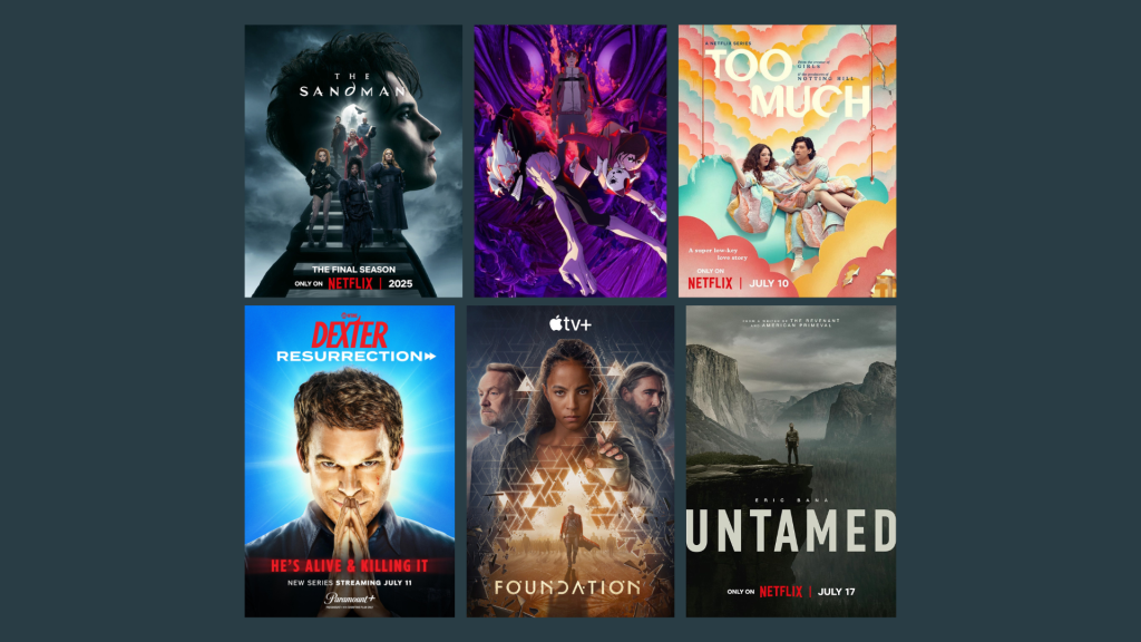 Долоодугаар сард цацагдах шинэ цувралууд