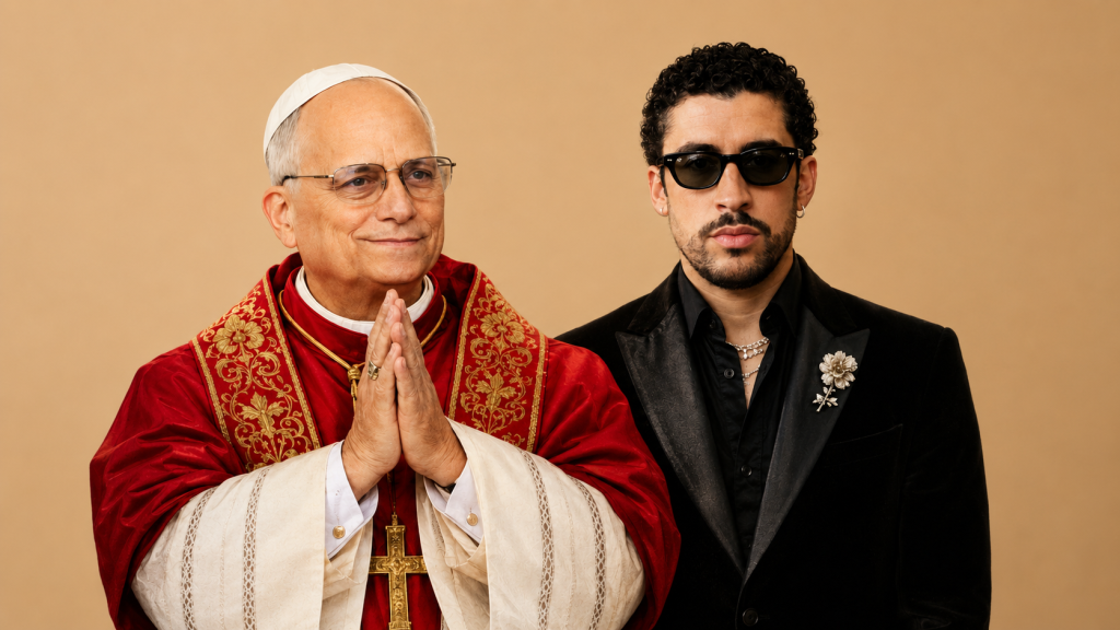 Bad Bunny Пап ламтай уулзжээ
