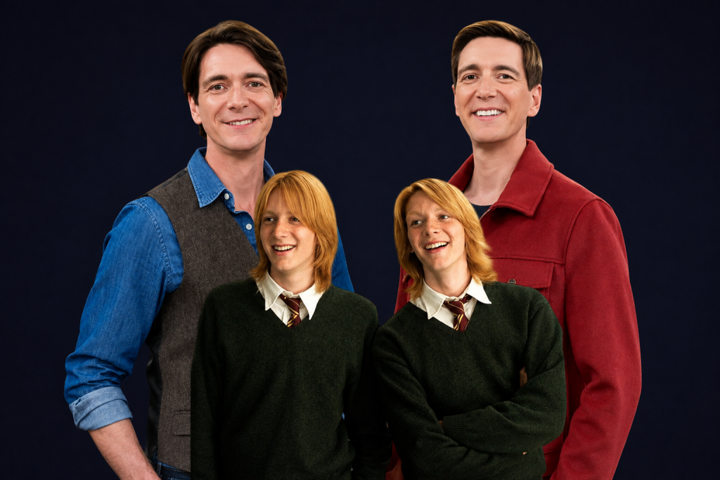 “Harry Potter” киноны Фред болон Жорж Уизлигийн дүрээр үзэгчдийн эчнээ мэдэх жүжигчид Жеймс, Оливер Фелпс нар “Harry Potter: Wizards of Baking” шоуг хөтөлнө
